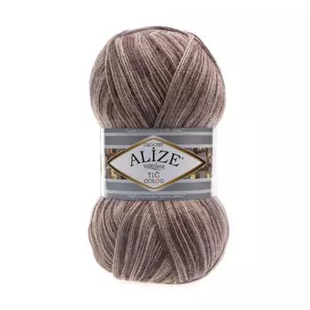 Пряжа ALIZE 'Superlana TIG COLOR' 100гр. 570м. (25%шерсть, 75%акрил) (51841 секционный )