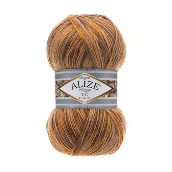Пряжа ALIZE 'Superlana TIG COLOR' 100гр. 570м. (25%шерсть, 75%акрил) (51847 секционный)