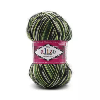 Пряжа ALIZE 'Superwash Comfort Socks' 100гр. 420м. (75% SW шерсть, 25% полиамид) (2696)