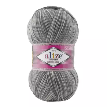 Пряжа ALIZE 'Superwash Comfort Socks' 100гр. 420м. (75% SW шерсть, 25% полиамид) (7676)