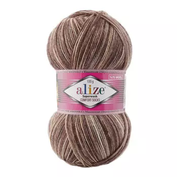Пряжа ALIZE 'Superwash Comfort Socks' 100гр. 420м. (75% SW шерсть, 25% полиамид) (7678)