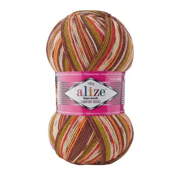 Пряжа ALIZE 'Superwash Comfort Socks' 100гр. 420м. (75% SW шерсть, 25% полиамид) (7709)