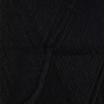 Пряжа 'Астра' 'Acrylic / Акрил', 300 м/100гр., 100% акрил (черный)