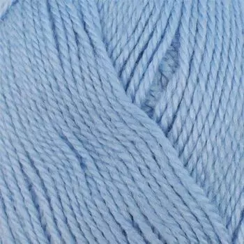 Пряжа 'Астра' 'MIX Wool/Полушерсть', 250 м/100 гр., 50% импортная полутонкая шерсть, 50% акрил (голубой)