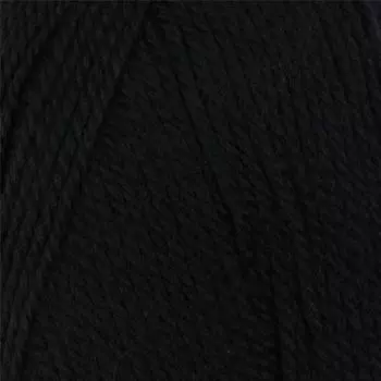 Пряжа 'Астра' 'MIX Wool/Полушерсть', 250 м/100 гр., 50% импортная полутонкая шерсть, 50% акрил (черный)