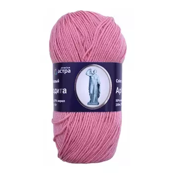 Пряжа Astra Premium 'Афродита' 100гр. 250м (50% шерсть, 50% акрил) (11 розовый)
