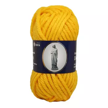 Пряжа Astra Premium 'Диона' 200гр. 60м (22% шерсть, 78% акрил) (14 желтый)