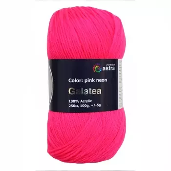 Пряжа Astra Premium 'Галатея' 100гр. 250м (100% акрил) (13 розовый неон)