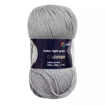 Пряжа Astra Premium 'Галатея' 100гр. 250м (100% акрил) (16 светло-серый)