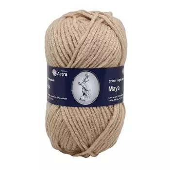 Пряжа Astra Premium 'Майя' 100гр. 100м (67% акрил, 32% полиэстер, 1% лайкра) (4 бежевый)
