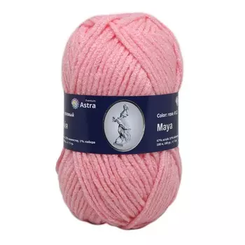 Пряжа Astra Premium 'Майя' 100гр. 100м (67% акрил, 32% полиэстер, 1% лайкра) (12 розовый)
