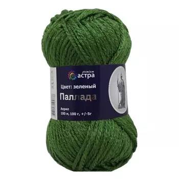 Пряжа Astra Premium 'Паллада' 100гр. 100м (100% акрил) (03 зеленый)