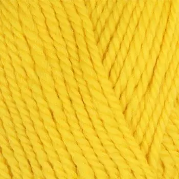 Пряжа Астра 'Wool XL/Шерсть толстая' 100гр. 110м (100% импортная полутонкая шерсть) (желтый)
