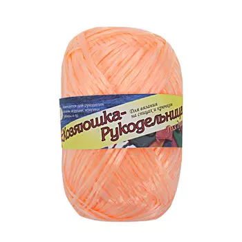 Пряжа 'Для души и душа' 50г. 200м. (100% полипропилен) (персик прозрачный)