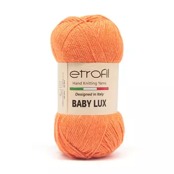 Пряжа Etrofil 'BABY LUX' 100гр. 250м (60% бамбук, 40% полиамид) (70254 оранжевый)
