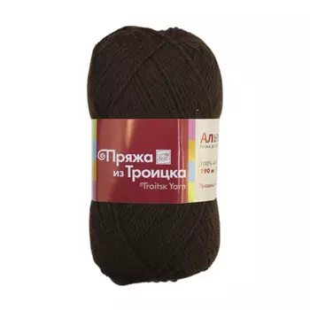 Пряжа из Троицка 'Альпака' (100%альпака) (0411 шоколадный)