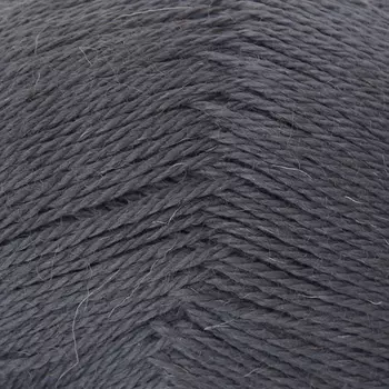 Пряжа из Троицка 'Алиса' (50%шерсть, 50%вискоза) (0560 темно-серый)