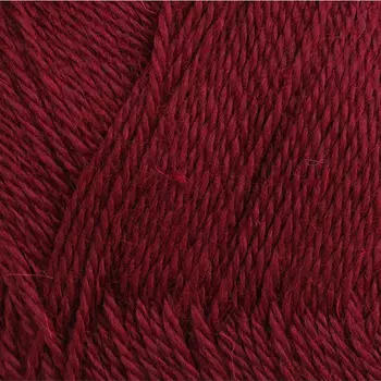 Пряжа из Троицка 'Алиса' (50%шерсть, 50%вискоза) (0023 вишня)