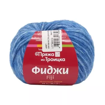 Пряжа из Троицка 'Фиджи' 50гр. 95м. (20% мериносовая шерсть, 60% хлопок, 20% акрил) (8363 меланж (св.джинса))