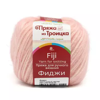Пряжа из Троицка 'Фиджи' 50гр. 95м. (20% мериносовая шерсть, 60% хлопок, 20% акрил) (352 розовый нектар)