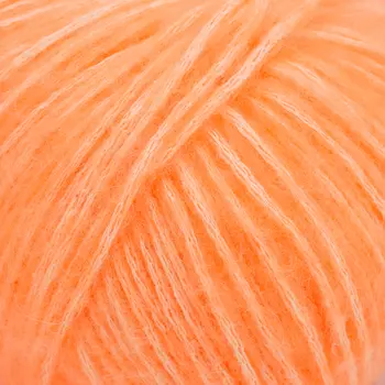 Пряжа из Троицка 'Фиджи' 50гр. 95м. (20% мериносовая шерсть, 60% хлопок, 20% акрил) (8368 меланж (апельсин))