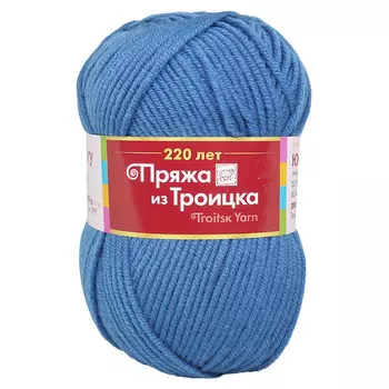 Пряжа из Троицка 'Юбилейная' 200гр. 200м (20% мериносовая шерсть, 80% акрил) (0282 голубой)
