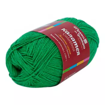 Пряжа из Троицка 'Калатея' 50гр. 185м. (60% хлопок, 40% полиэстер) (3669 светло-зеленый)