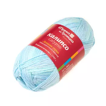 Пряжа из Троицка 'Калипсо' 50гр. 200м. (34% лен, 33% хлопок, 33% вискоза) (7345 принт)