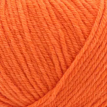 Пряжа из Троицка 'Кроха' (20%шерсть, 80%акрил) (0493-ярко-оранжевый)