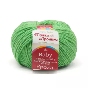 Пряжа из Троицка 'Кроха' 50гр 135м (20%шерсть мериноса, 80%акрил) (65 экзотика)