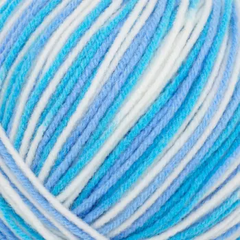 Пряжа из Троицка 'Кроха принт, секц.' 50гр. 135м. (20%шерсть, 80%акрил) (4146 секционная)