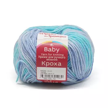 Пряжа из Троицка 'Кроха принт, секц.' 50гр. 135м. (20%шерсть, 80%акрил) (1372м)