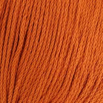 Пряжа из Троицка 'Крокус' 100гр. 160м. (100% мерсеризованный хлопок) (0086 терракот)