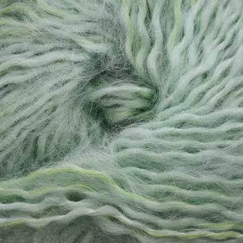 Пряжа из Троицка 'Лада' (65%мохер, 25%шерсть, 10%акрил) (0057 светлый салат)