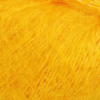 Пряжа из Троицка 'Лада' (65%мохер, 25%шерсть, 10%акрил) (0698 шафран)