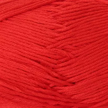 Пряжа из Троицка 'Ландыш' (100%мерсеризированный хлопок) (0042 красный)