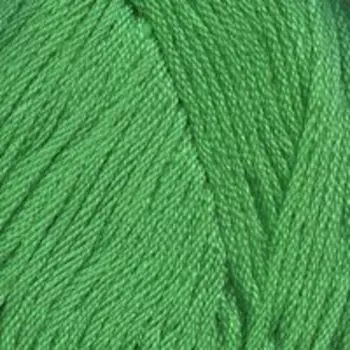 Пряжа из Троицка 'Ландыш' (100%мерсеризированный хлопок) (0723 яркая зелень)