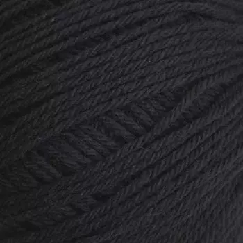 Пряжа из Троицка 'Люкс' (100%мериносовая шерсть) (0140 черный)