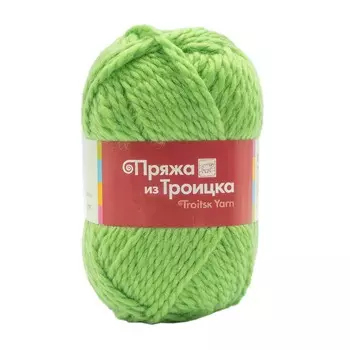 Пряжа из Троицка 'Мелодия' (50%шерсть, 50%акрил) (3298 яркий салат)