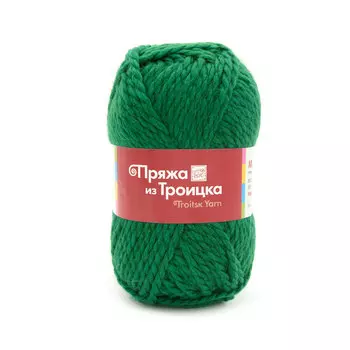 Пряжа из Троицка 'Мелодия' (50%шерсть, 50%акрил) (2286 зеленый луг)