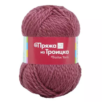 Пряжа из Троицка 'Мелодия' (50%шерсть, 50%акрил) (0982 гранат)