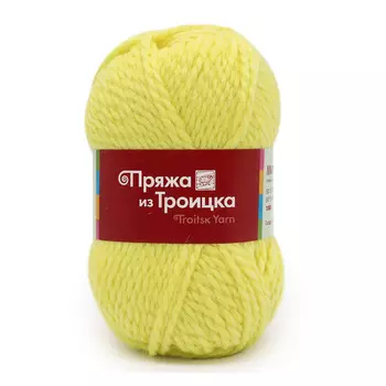 Пряжа из Троицка 'Мелодия' (50%шерсть, 50%акрил) (1342 лимон)