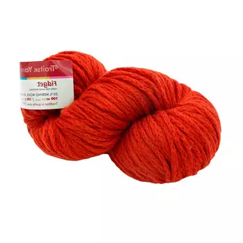 Пряжа из Троицка 'Непоседа' 100гр. 100м. (20% мериносовая шерсть, 80% акрил) (1440 алый)