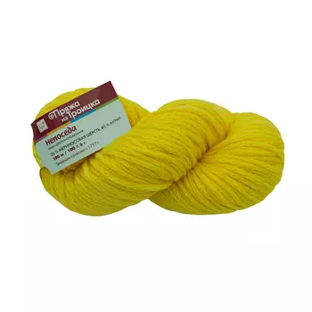 Пряжа из Троицка 'Непоседа' 100гр. 100м. (20% мериносовая шерсть, 80% акрил) (2100 одуванчик)