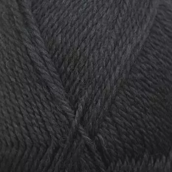 Пряжа из Троицка 'Новозеландская' (100%шерсть) (0140 черный)