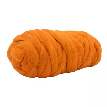 Пряжа из Троицка 'Пастила' 500гр. 50м. (100%шерсть) (0491 яр.оранжевый)