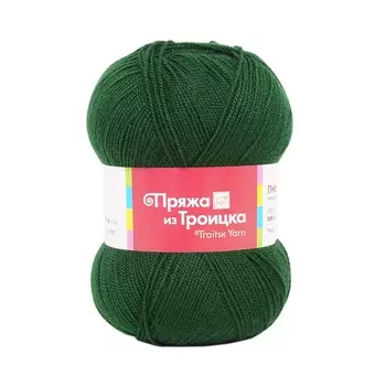 Пряжа из Троицка 'Пчелка' (100%акрил) (0112 зеленый)