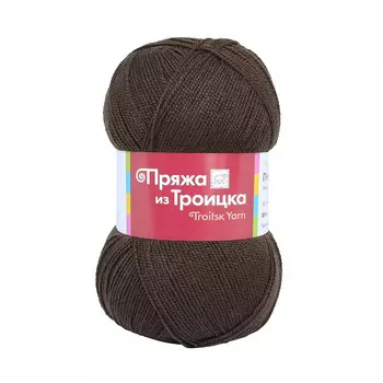 Пряжа из Троицка 'Пчелка' (100%акрил) (0412 шоколад)