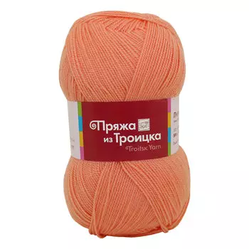 Пряжа из Троицка 'Пчелка' (100%акрил) (0421 светло-оранжевый)