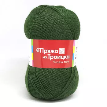 Пряжа из Троицка 'Пчелка' (100%акрил) (3664 светло-зеленый)